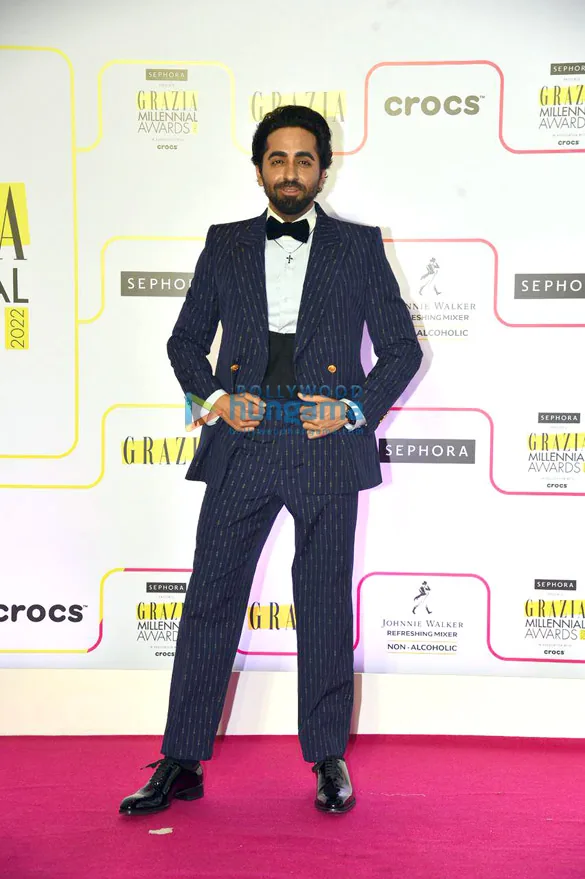 Ayushmann Khurrana attending the 2022 Grazia Millennial Awards.