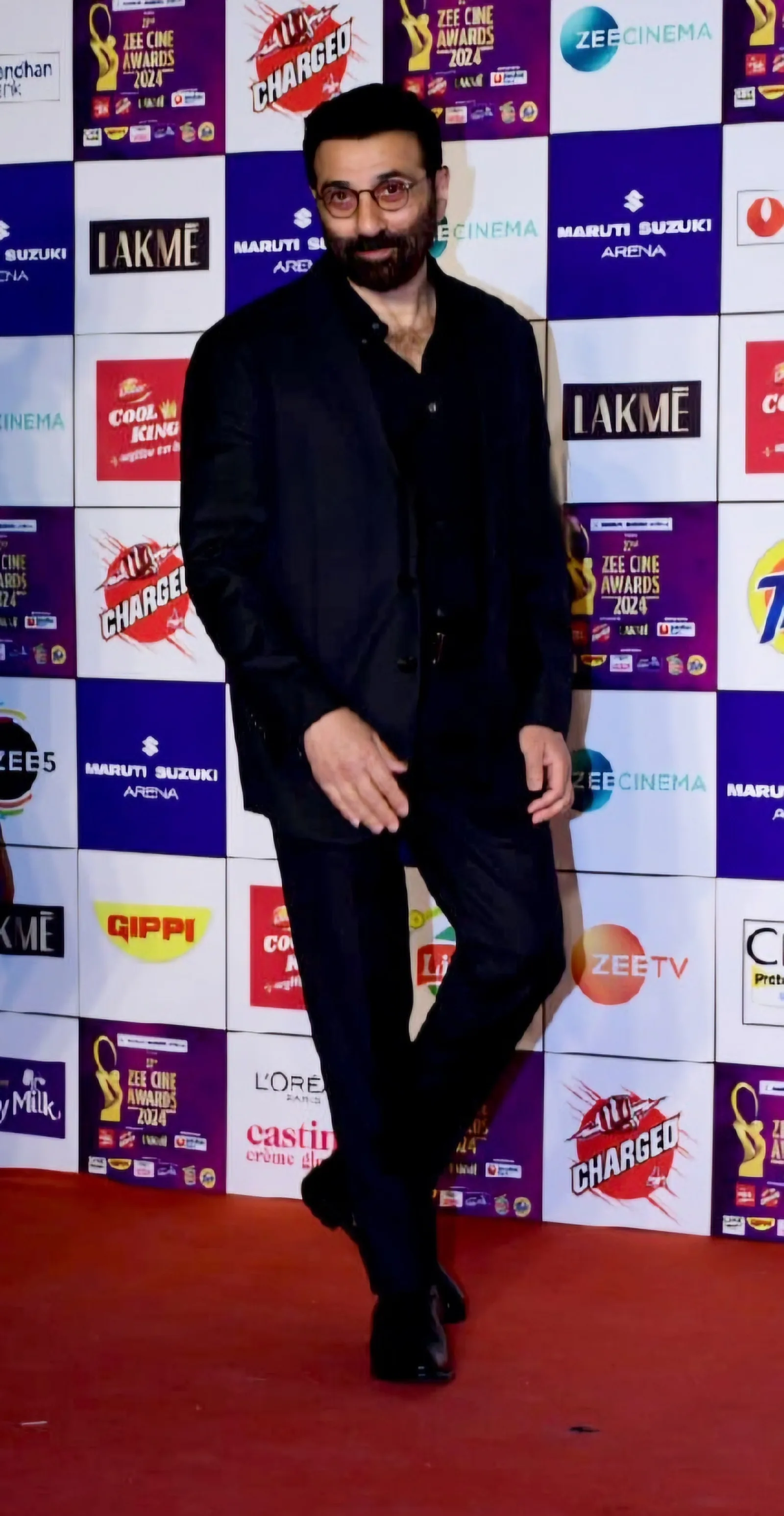 Sunny Deol attending the 2024 Zee Cine Awards.